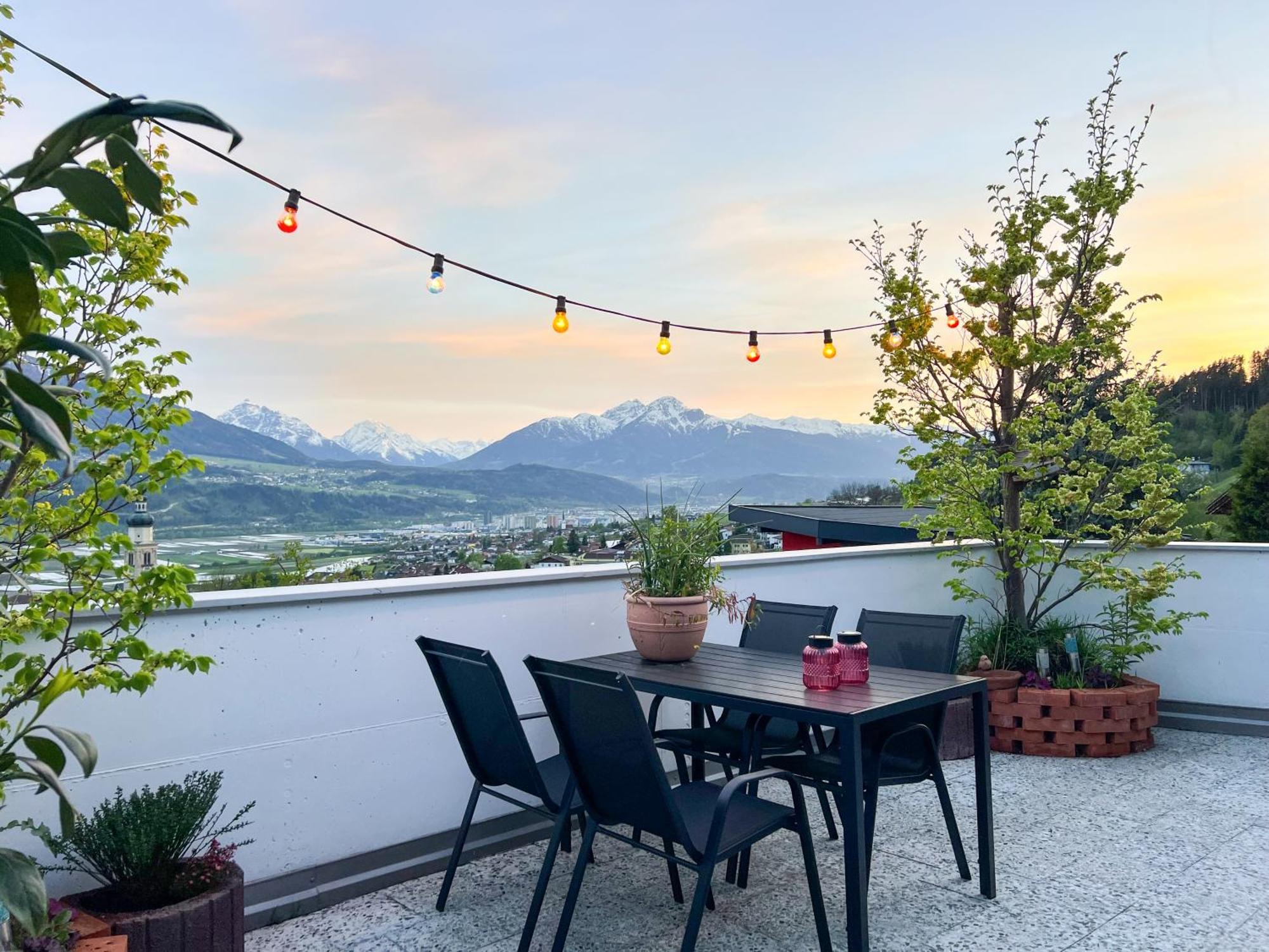 Sunny Mountain Loft - Terrace & Garden Lejlighed Thaur Eksteriør billede